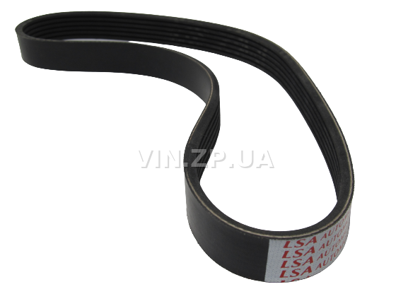 Ремень генератора LSA ВАЗ 2110, 2111, 2112, 16-ти клапанные двигатели без ГУР, 6-ти клиновой ручейковый, 737мм 4