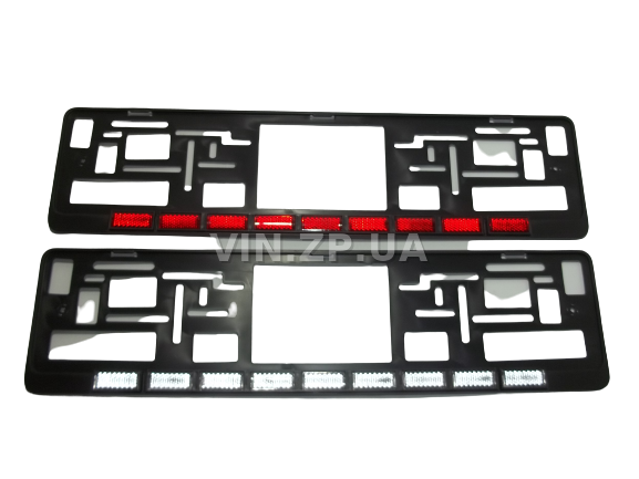 Рамка номера SPEED-MASTER широкий катафот, комплект 2 штуки 1