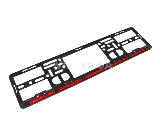 Рамка номера узкий катафот, к-кт-2шт передняя-задняя SPEED-MASTER 3