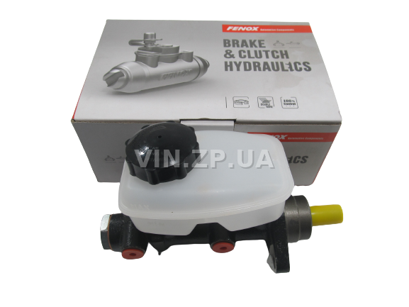 Цилиндр тормозной главный ФЕНОКС
 Москвич 412, 2140, 2734, 2137, нового образца, со штоком и бачком 1
