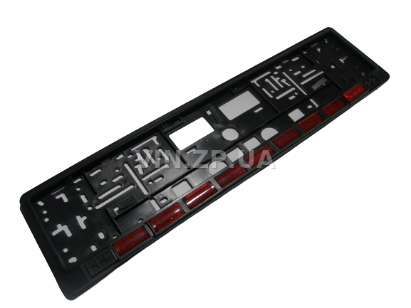 Рамка номера задняя SPEED-MASTER книжного типа, с катафотом 1