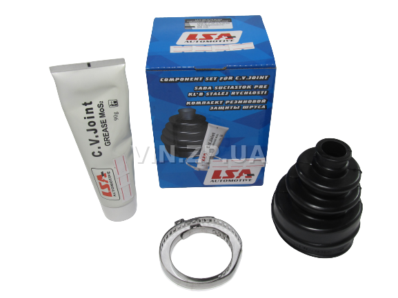 Пыльник ШРУС Таврия 1102 ,1103, 1105, Сенс, внутренний ремкомплект нового образца,  с хомутами и смазкой LSA 2