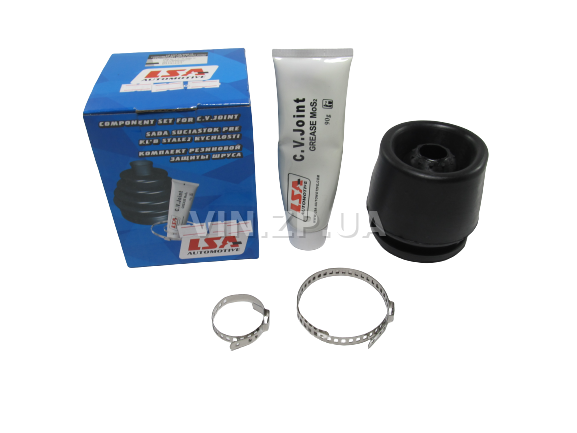 Пыльник ШРУС ВАЗ 2121, 21213, 21214, 2120, 2131, внутренний ремкомплект со смазкой и хомутами LSA 2