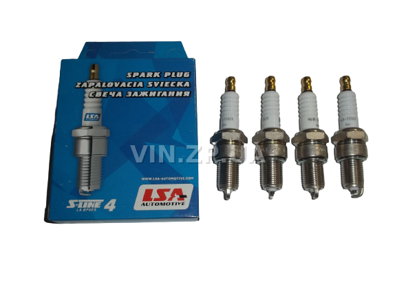 Свечи зажигания LSA ВАЗ 2101, 2102, 2103, 2104, 2105, 2106, 2107, 2121, зазор 0.6, ключ 21, к-кт 4шт 1
