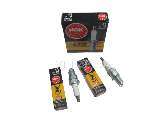 Свечи зажигания NGK ВАЗ 2108, 2109, 21099, 2110, 2111, 2113, 2114, 2115,  2123, 2131, 8 кл инж., зазор 1.1, ключ 21, к-кт 4шт 1