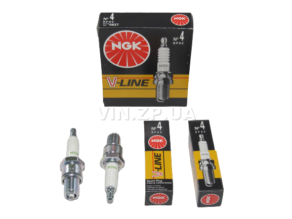 Свечи зажигания NGK ВАЗ 2101, 2102, 2103, 2104, 2105, 2106, 2107, 2121, Таврия 1102-05, Москвич 412, 2140, зазор 0.6, ключ 21, к-кт 4шт 1