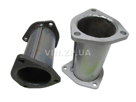 Вставка заменитель катализатора Ланос 1.5 Евро-3 ВИДЕКС вертикальная OEM 96351601-01 3