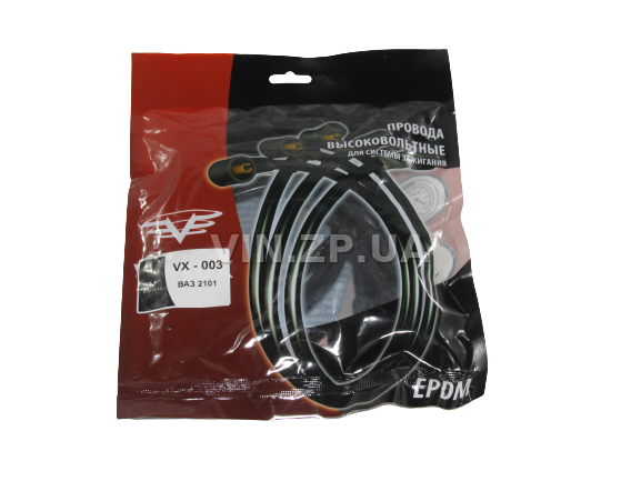 Провода высоковольтные VORTEX ВАЗ 2101, 2102, 2103, 2104, 2105, 2106, 2107, карбюраторные двигатели, материал EPDM 2