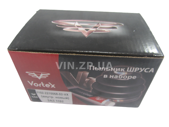 Чехол пыльник ШРУСа привода внутренний нового образца VORTEX ЗАЗ 1102 Таврия, 1103, 1105, Сенс, комплект (30183) 2