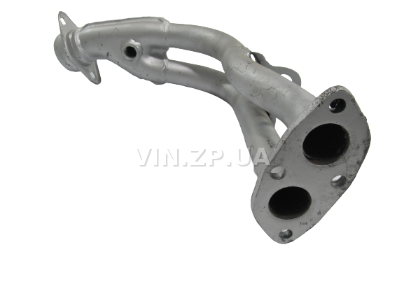 Труба приемная Таврия 1102, 1103, 1105 ВСК с отверстием под датчик, литое полушарие на стыке (30192) 4