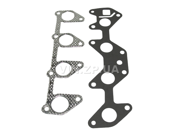 Прокладка коллектора FSO Ланос 1.5л, комплект 2шт-впуск выпуск, OEM 96183118, 96181207 3