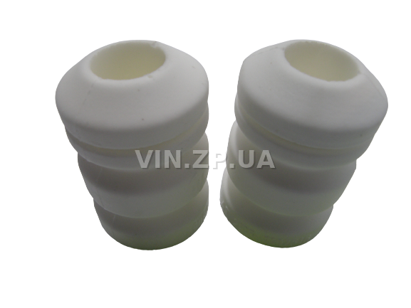 Отбойник переднего амортизатора силиконовый белый LSA ВАЗ 2108, 2109, 21099, 2113, 2114, 2115, буфер хода сжатия, комплект 2шт 1