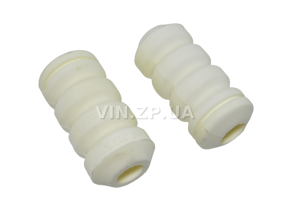 Отбойник переднего амортизатора силиконовый белый LSA ВАЗ 2110, 2111, 2112, 2170, 2171, 2172, буфер хода, сжатия, комплект 2шт 4