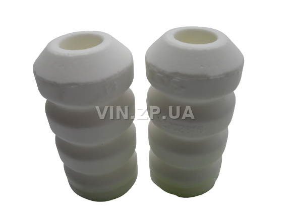 Отбойник переднего амортизатора силиконовый белый LSA ВАЗ 2110, 2111, 2112, 2170, 2171, 2172, буфер хода, сжатия, комплект 2шт 1