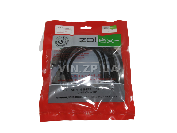 Провода высоковольтные ZOLLEX ГАЗ, УАЗ, Волга, Газель, с двигателем ЗМЗ-402, материал EPDM 2