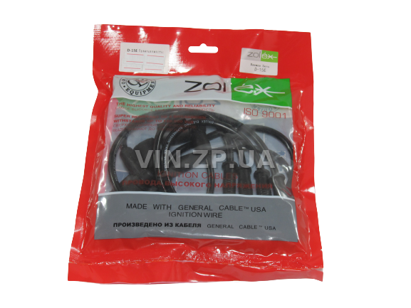 Провода высоковольтные ZOLLEX Сенс, Славута 1103, Таврия 1102 инжектор, Ланос 1.4,  материал EPDM 2