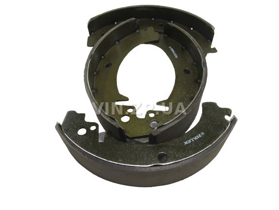 Колодки тормозные задние ZOLLEX ВАЗ 2101, 2102, 2104, 2105, 2107, 2121, 21213, 21214, 2131, 2123, комплект 4шт 2