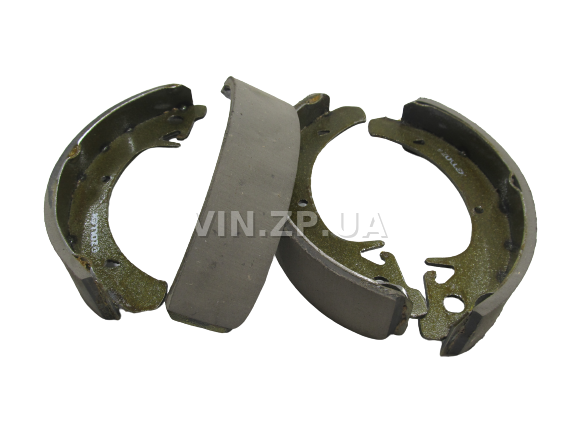 Колодки тормозные задние ZOLLEX ВАЗ 2108, 2109, 21099, 2110, 2111, 2112, 2113, 2114, 2115, без ABS, комплект 4шт 2