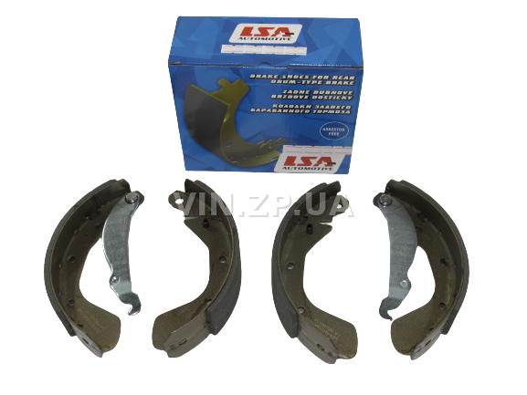 Колодки тормозные задние LSA Ланос, Сенс, Нексия, комплект 4шт, 96226110 2