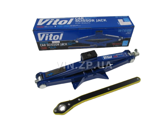 Домкрат Ромб 1.5 т VITOL 100-390мм, с трещёткой (30561)