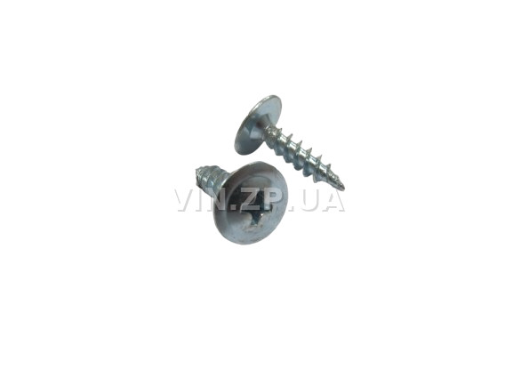 Винт саморез с прессшайбой, белый, 4.2 x 16 МЕТИЗ (30861)