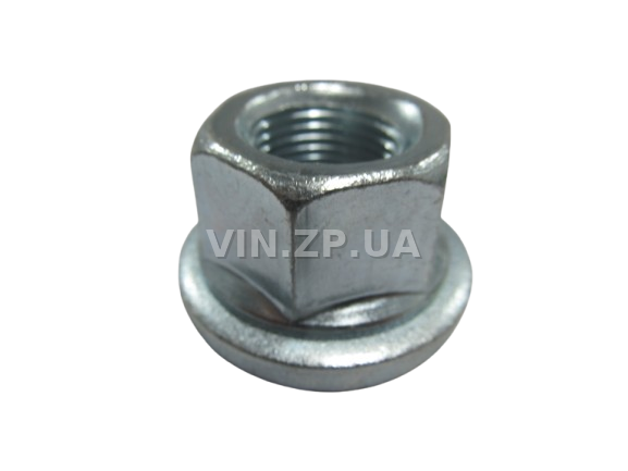 Гайка колеса Газель, Соболь, ГАЗ 3302, 2705, ключ 27 МЕТИЗ с прессшайбой, М18 х 1.5 х 40, 1шт 2
