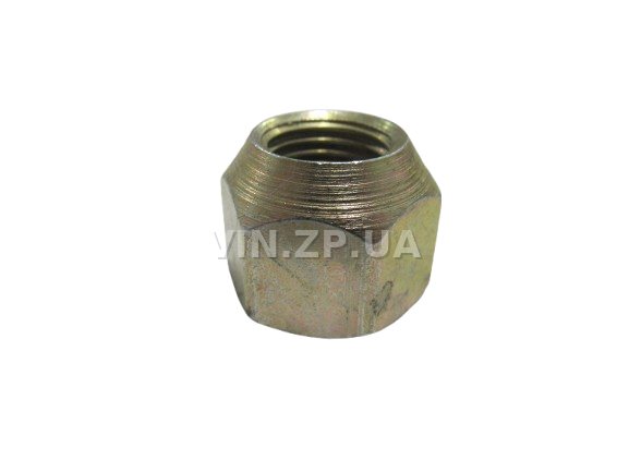 Гайка колеса Волга ГАЗ 2401, 2410, 3102, 31029, ключ 22, открытая, конус МЕТИЗ М14 х 1.5 х 35, 1шт 2