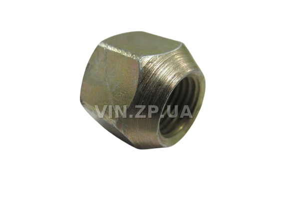 Гайка колеса Волга ГАЗ 2401, 2410, 3102, 31029, ключ 22, открытая, конус МЕТИЗ М14 х 1.5 х 35, 1шт 1