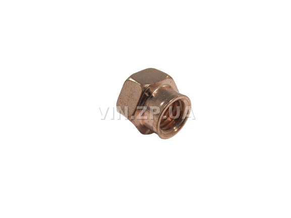 Гайка приемной трубы и коллектора ВАЗ 2101-2107, 2108-21099, 2110 МЕТИЗ омедненная, М8 х 1.25, 1шт (30979)