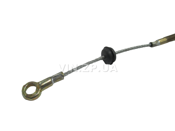 Трос ручника короткий ручного стояночного тормоза АВТОТРОС-ТК ЗАЗ 1102 Таврия, 1103, 1105, на рычаг ручника 3