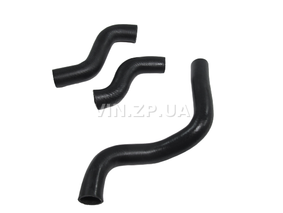 Патрубок радиатора РЕМ Ланос 1.5л с кондиционером, охлаждения, комплект 3шт 2