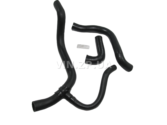 Патрубок радиатора РЕМ Калина ВАЗ 1117, 1118, 1119, дв 8-кл, охлаждения, комплект 3шт (31724) 2