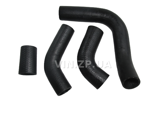 Патрубок радиатора РЕМ Волга ГАЗ 3110 двиг 402, охлаждения, комплект 4шт 2