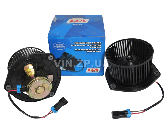 Вентилятор печки ВАЗ 2110-2112, 2170-2172, 2123, 1118 LSA с мотором в сб, нов. образца-с проводом (31781)