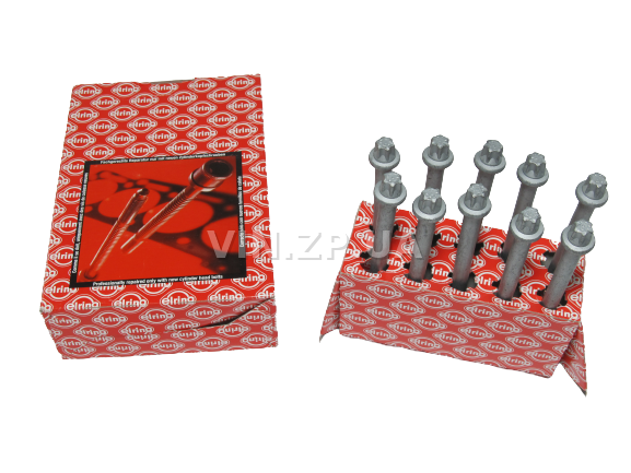 Болт головки ГБЦ Ланос, Нексия, Авео 1.5 ELRING М10 х 1.25 х 140, к-кт 10шт, ОЕМ 94501001 2