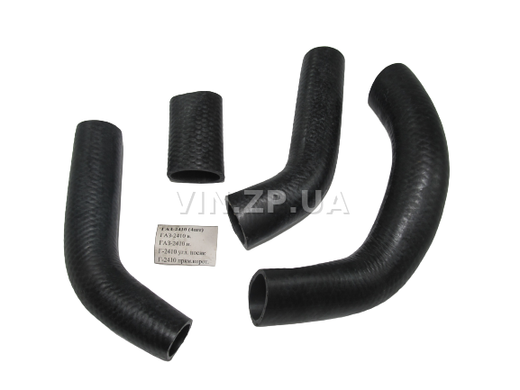 Патрубок радиатора РЕМ Волга ГАЗ 2410, 31029, охлаждения, комплект 4шт (31977) 2