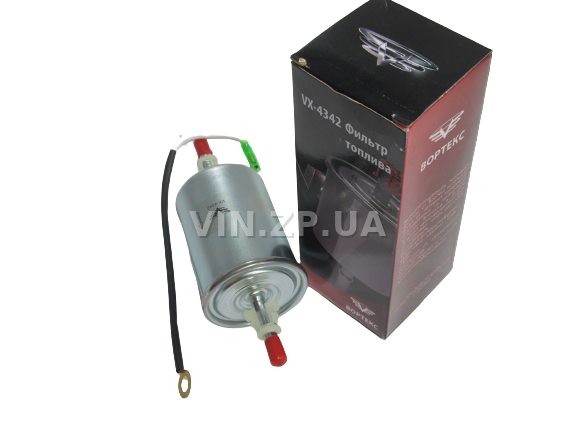 Фильтр топливный инжектор клипса Ланос, Славута, Авео, Лачетти, Сенс, ВАЗ OEM 96444649 VORTEX (32046) 4