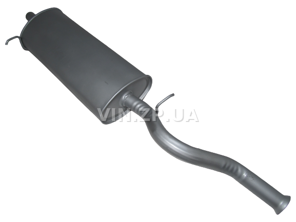 Глушитель ВАЗ 1119 Калина хетчбек ТЕКС задний, двойная прокатка швов 4