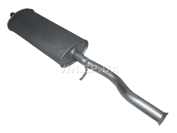 Глушитель ВАЗ 1119 Калина хетчбек ТЕКС задний, двойная прокатка швов 5