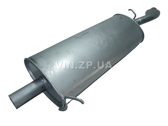 Глушитель ВАЗ 1119 Калина хетчбек ТЕКС задний, двойная прокатка швов 1