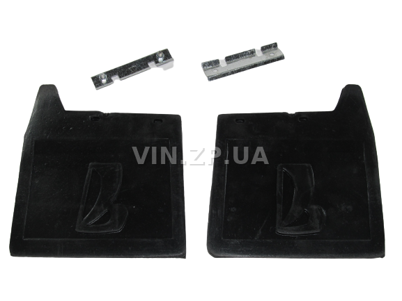 Брызговики ВАЗ 2101-2107 АРК задние, к-кт 2шт с креплением, рисунок "ЛАДЬЯ", резина 2