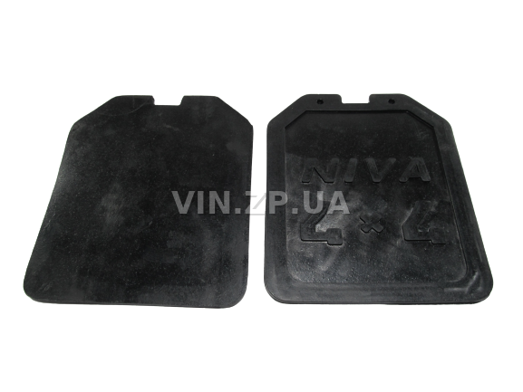 Брызговики ВАЗ 2121, 21213 АРК задние, к-кт 2шт, рисунок "NIVA 4 x 4", резиновые 3