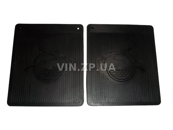 Брызговики Волга 2410, 3102, 31029, 3110, 31105 АРК задние, к-кт 2шт, "ОЛЕНЬ", 250х215х6 мм, резина 1