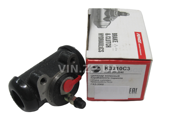 Цилиндр тормозной задний М12 ФЕНОКС
 ГАЗ 2401, 3302, 2217, 2705, 31105, диаметр  32 мм 2