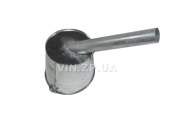 Лейка топливная 5.0л, носик d 33мм прямой под углом 45 гр ВИДЕКС бензин, дизель, с сеткой-фильтром, оцинкованная В-3 2