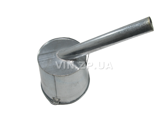 Лейка топливная 5.0л, носик d 33мм прямой под углом 45 гр ВИДЕКС бензин, дизель, с сеткой-фильтром, оцинкованная В-3 6