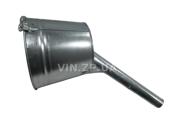 Лейка топливная 5.0л, носик d 33мм прямой под углом 45 гр ВИДЕКС бензин, дизель, с сеткой-фильтром, оцинкованная В-3 7