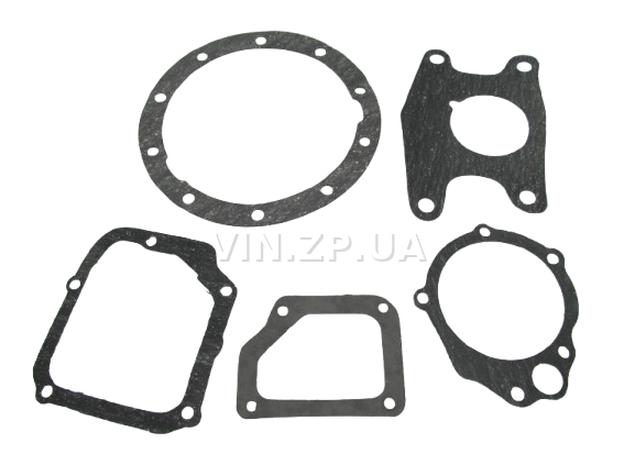Комплект прокладок КПП АВТОПРОКЛАДКА Москвич 412, 2137, 2140, 2734, 307, ИЖ 2715, 427, 434, с редуктором, паронит, 4шт (32961)