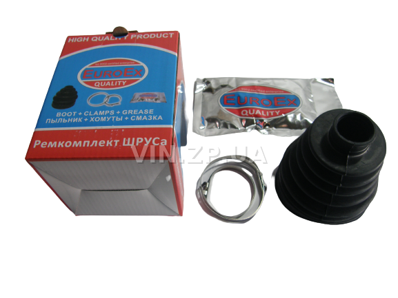 Пыльник ШРУС Ланос 1.5, наружный ремкомплект с хомутами и смазкой ОЕМ 96243578 EuroEx 1