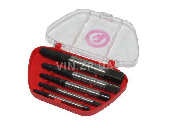 Набор экстракторов INTERTOOL 5 ед З-18 мм, для выкручивания сорванных болтов 3